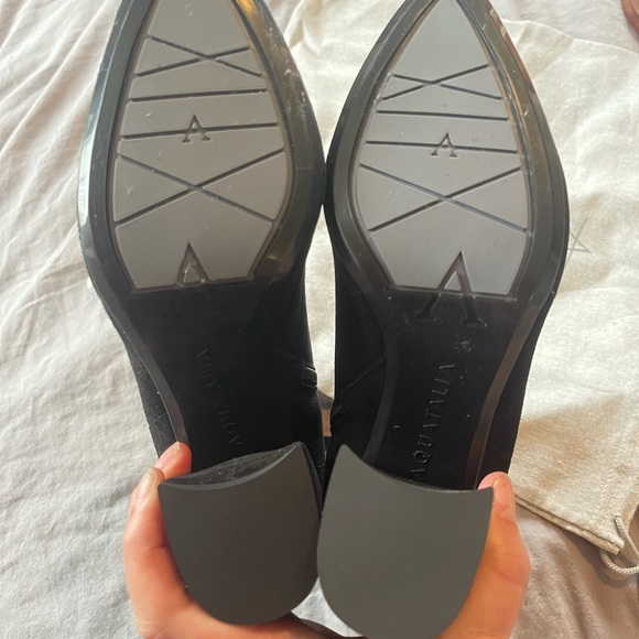 Aquatalia Black Suede Booties sz. 8 - Picture 5 of 6